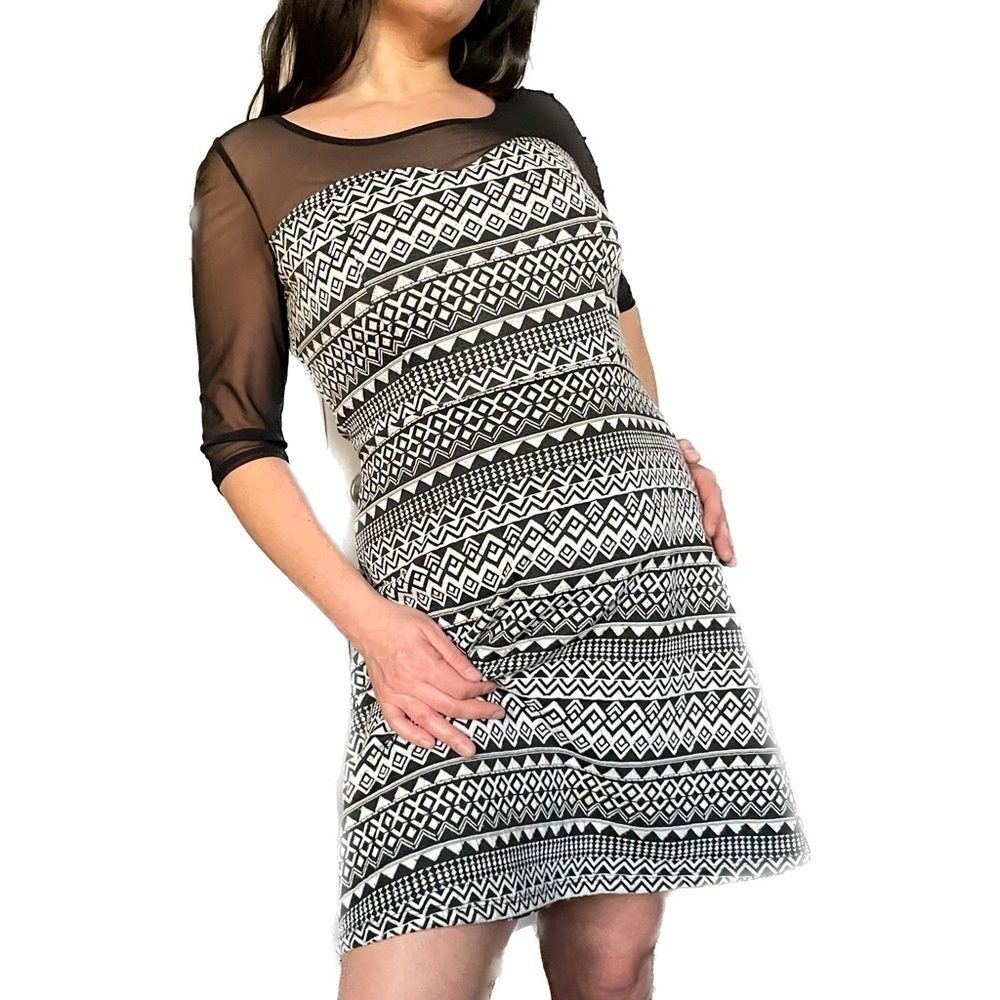 DELIRIOUS Los Angeles - Black And White Dress